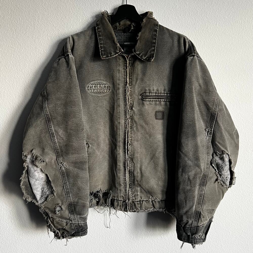 Carhartt J97 PTL THRASHED gray Detroit work wear jacket